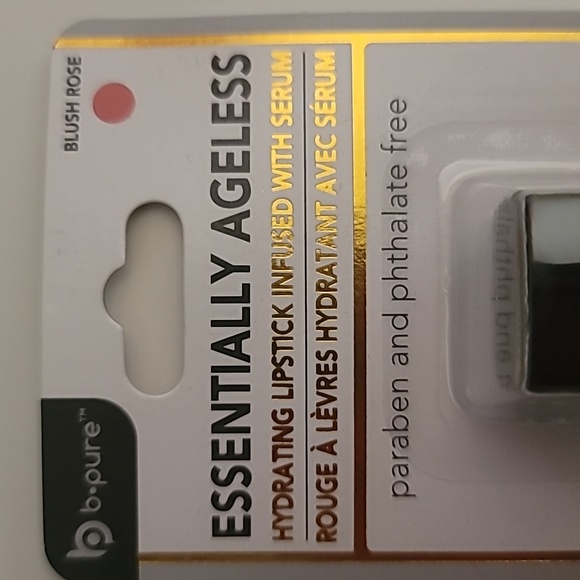 b-pure Essentially Ageless Hydrating Lipstick Infused with Serum, Blush Rose - Picture 2 of 6